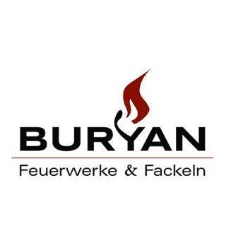 Buryan - Feuerwerk-Fackeln Logo